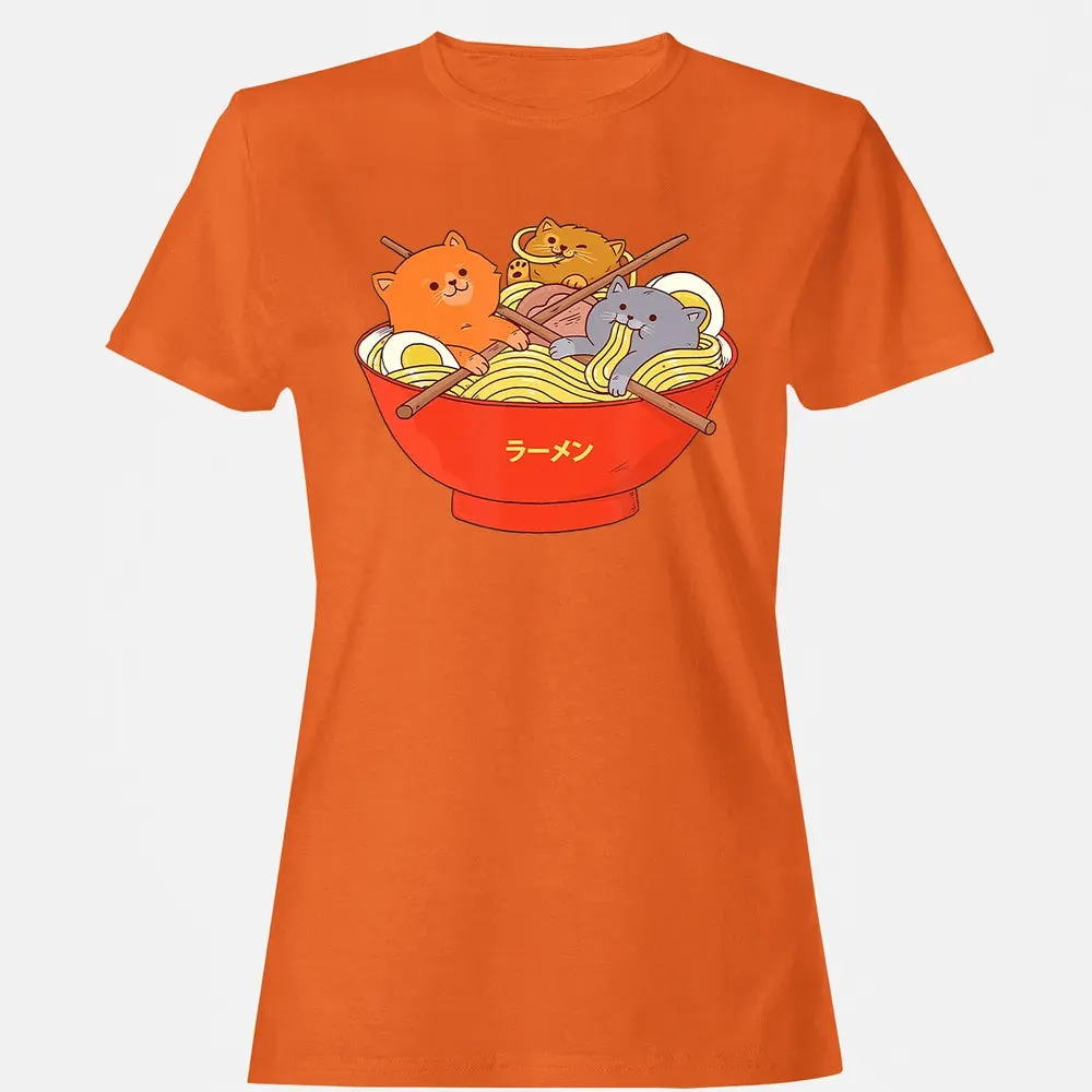 Kawaii Anime Ca Japanese Ramen Noodles Gift T Women's T-shirt - 11