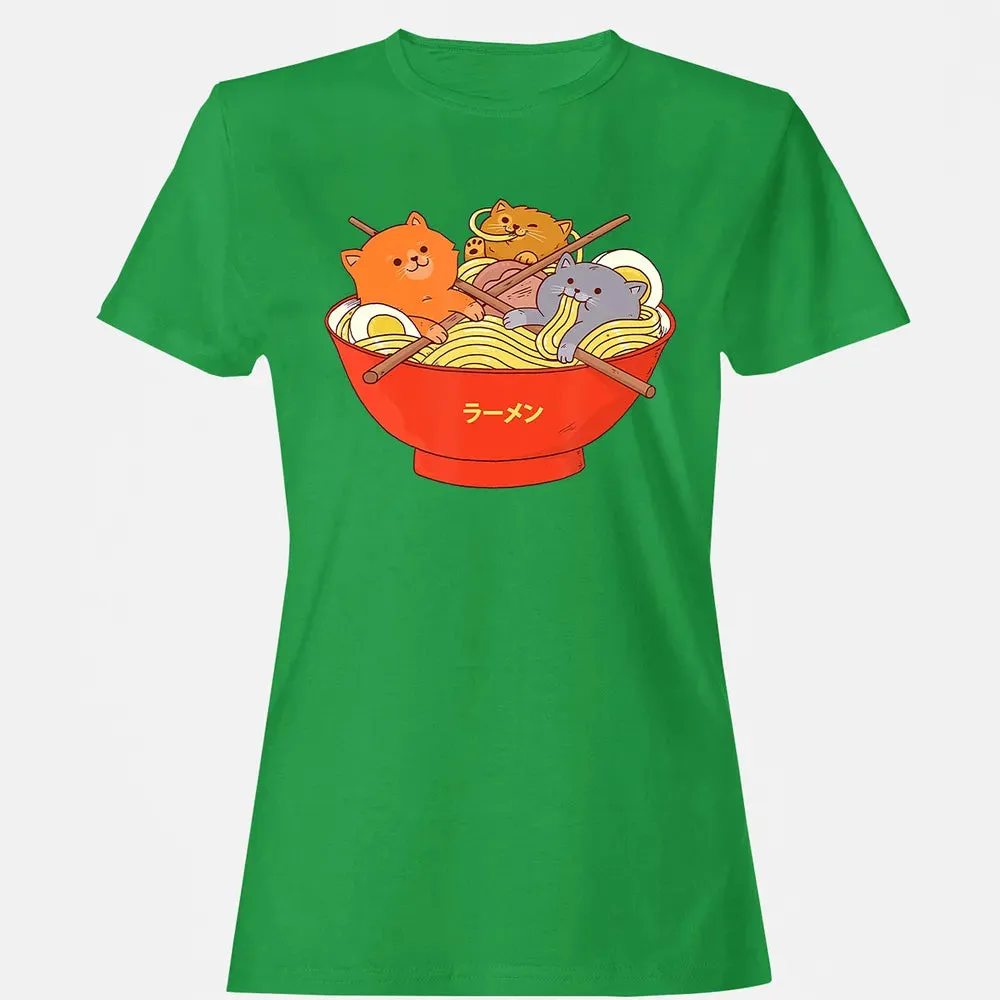 Kawaii Anime Ca Japanese Ramen Noodles Gift T Women's T-shirt - 7