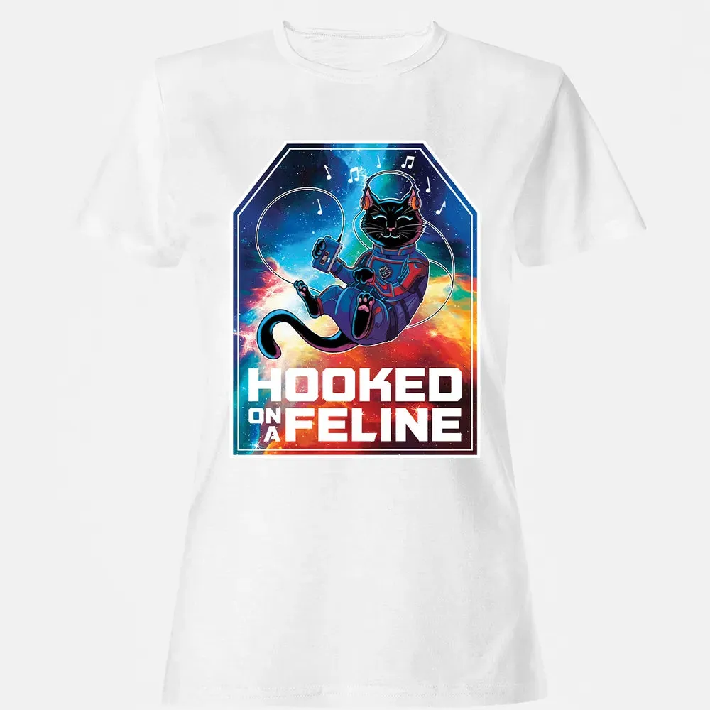Hooked On A Feline Women's T-shirt - 16