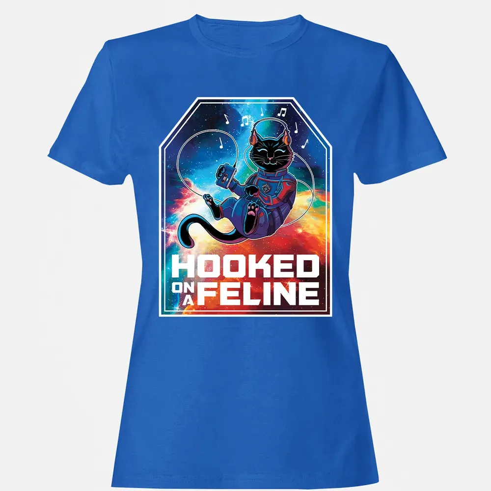 Hooked On A Feline Women's T-shirt - 14