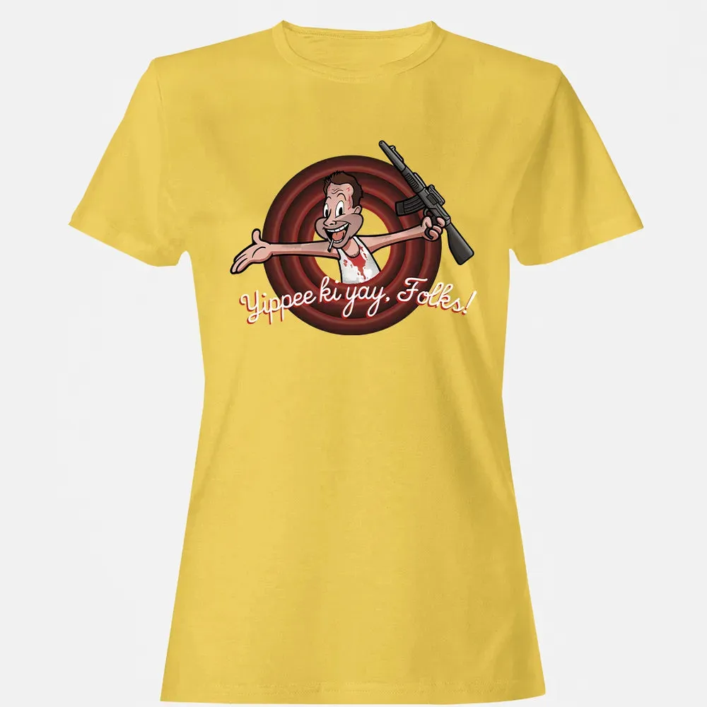 Yippee Ki Yay Folks Women's T-shirt - 4