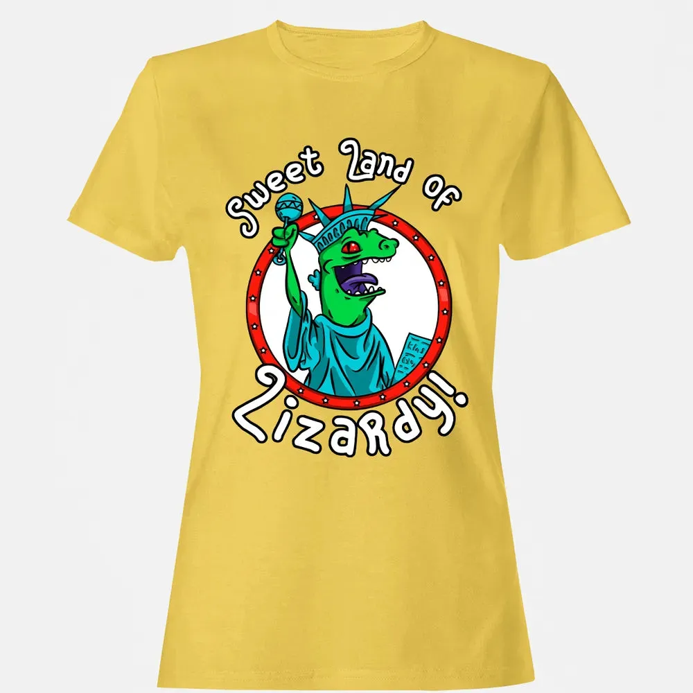 Sweet Land of Lizardy Women's T-shirt - 4