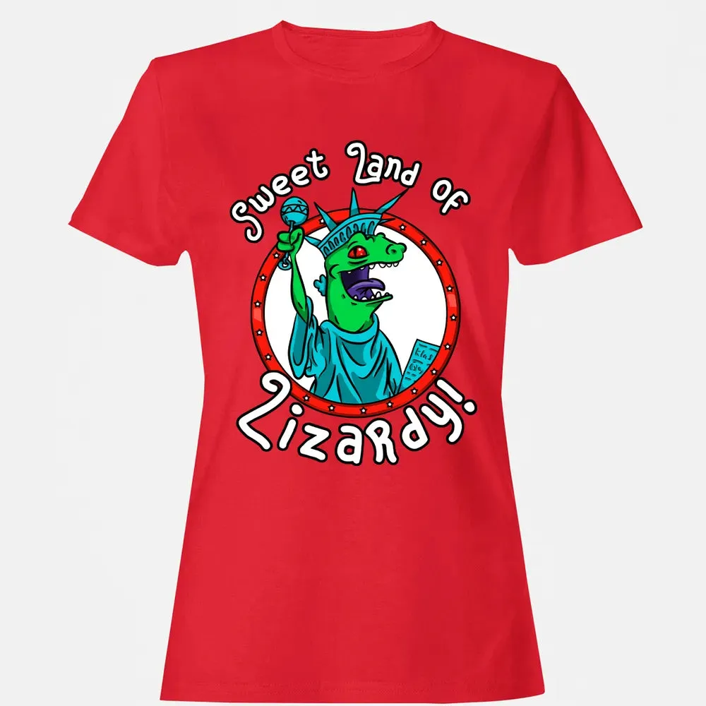 Sweet Land of Lizardy Women's T-shirt - 13