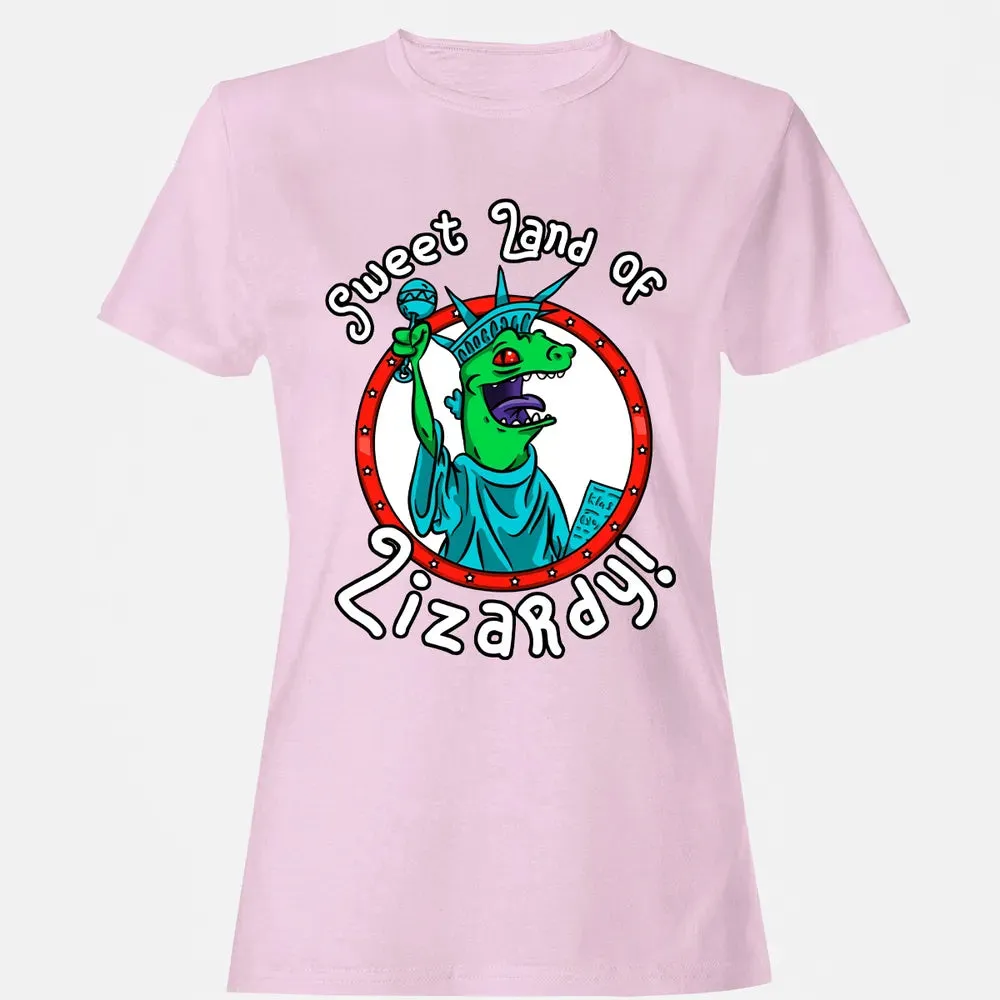 Sweet Land of Lizardy Women's T-shirt - 9