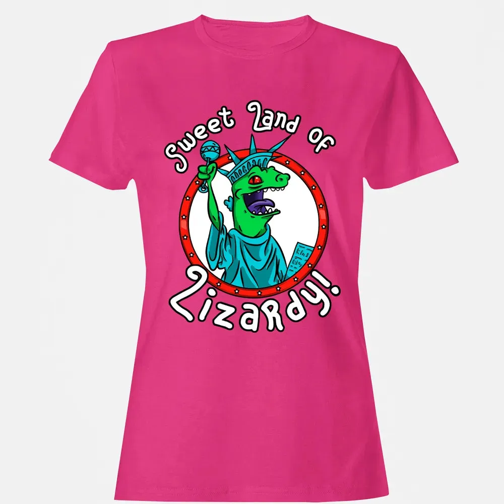 Sweet Land of Lizardy Women's T-shirt - 6