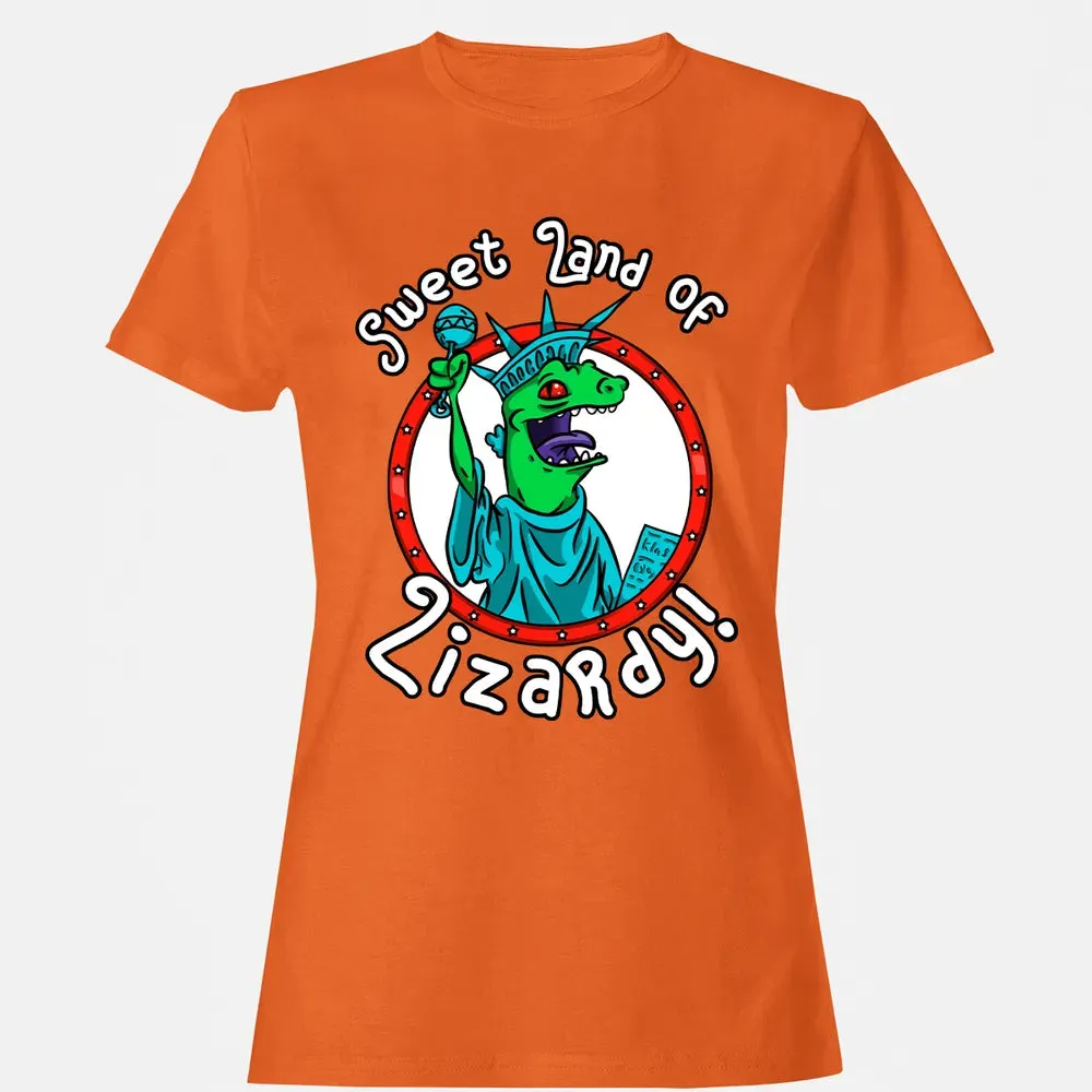 Sweet Land of Lizardy Women's T-shirt - 11