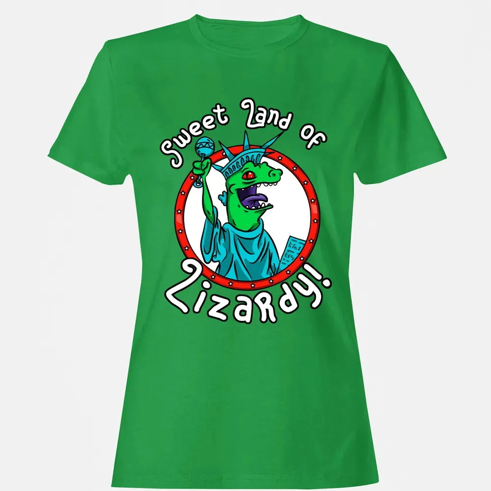 Sweet Land of Lizardy Women's T-shirt - 7