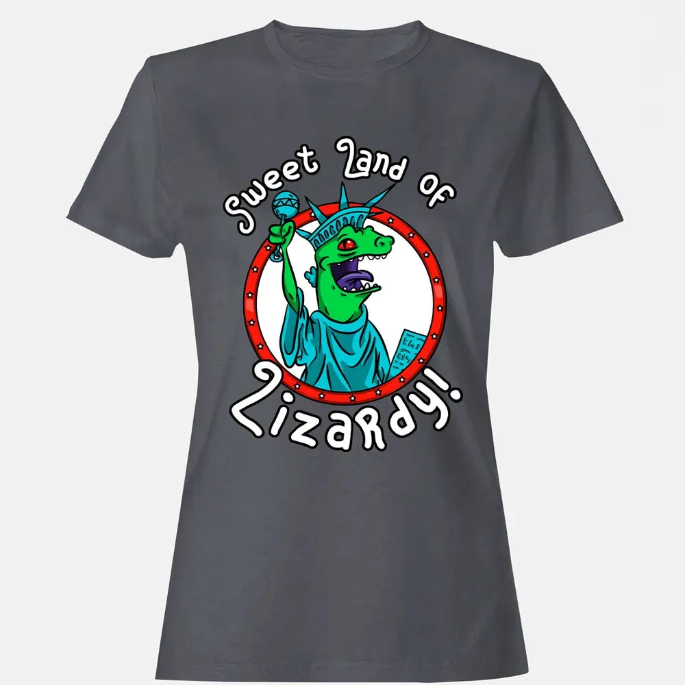 Sweet Land of Lizardy Women's T-shirt - 5
