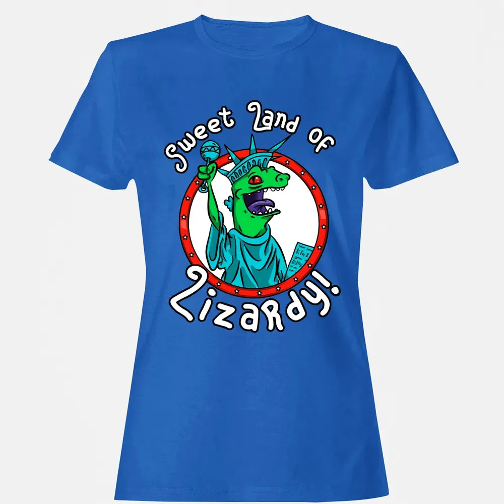 Sweet Land of Lizardy Women's T-shirt - 14