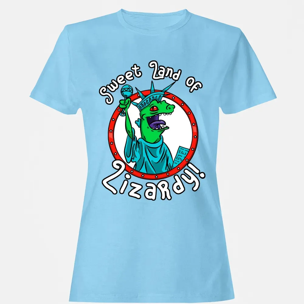 Sweet Land of Lizardy Women's T-shirt - 8