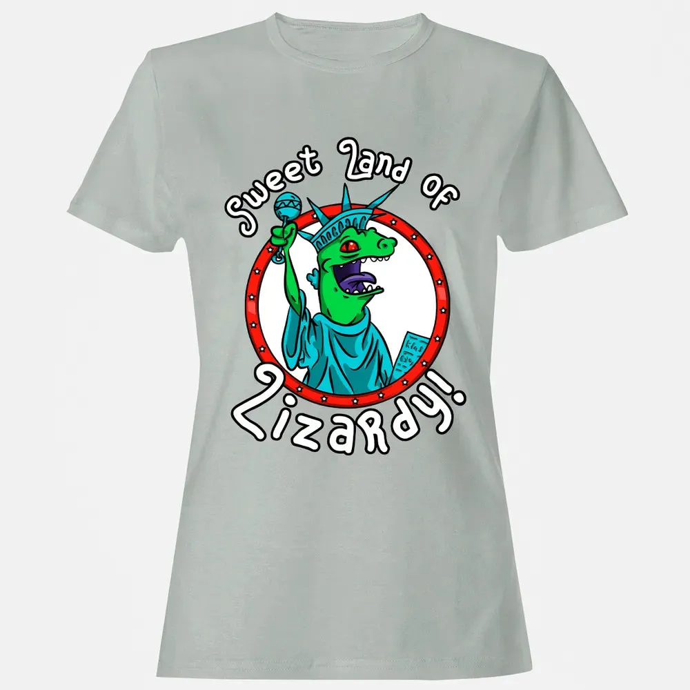 Sweet Land of Lizardy Women's T-shirt - 2