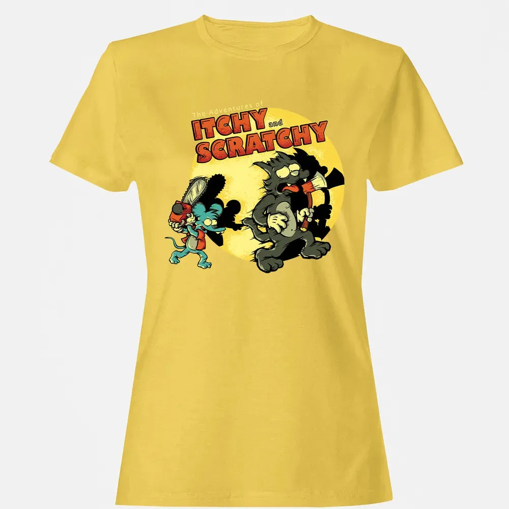 Adventures Of Itchy and Scratchy Women's T-shirt - 4