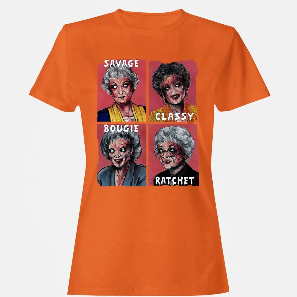 Savage. Classy. Bougie. Ratchet. Women's T-shirt - 11