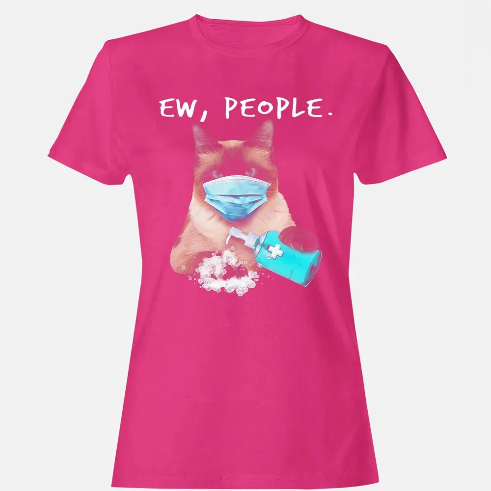 Siamese Cat Ew People Dog Wearing A Face Mask Women's T-shirt - 6