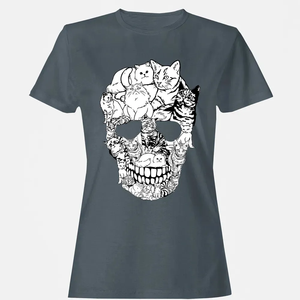 Cat Skull Women's T-shirt - 3