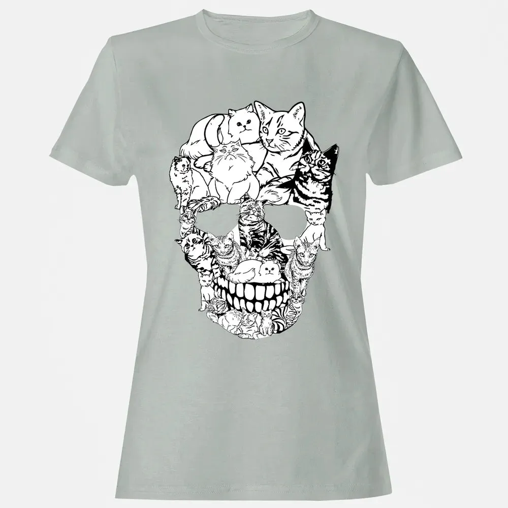 Cat Skull Women's T-shirt - 2