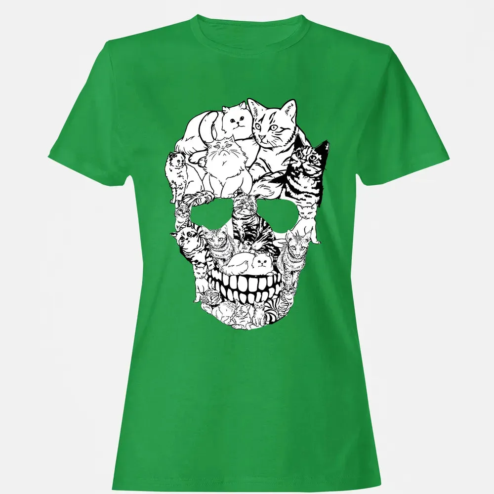 Cat Skull Women's T-shirt - 7