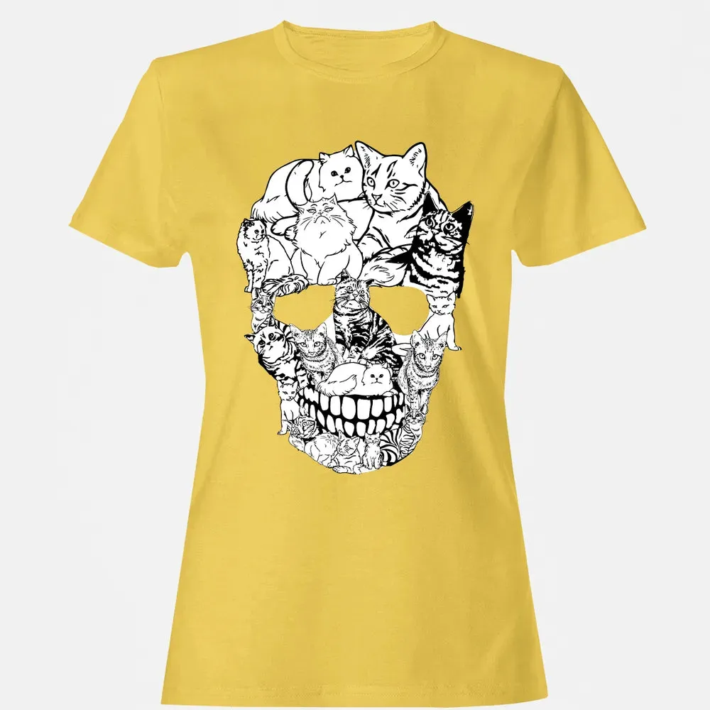 Cat Skull Women's T-shirt - 4