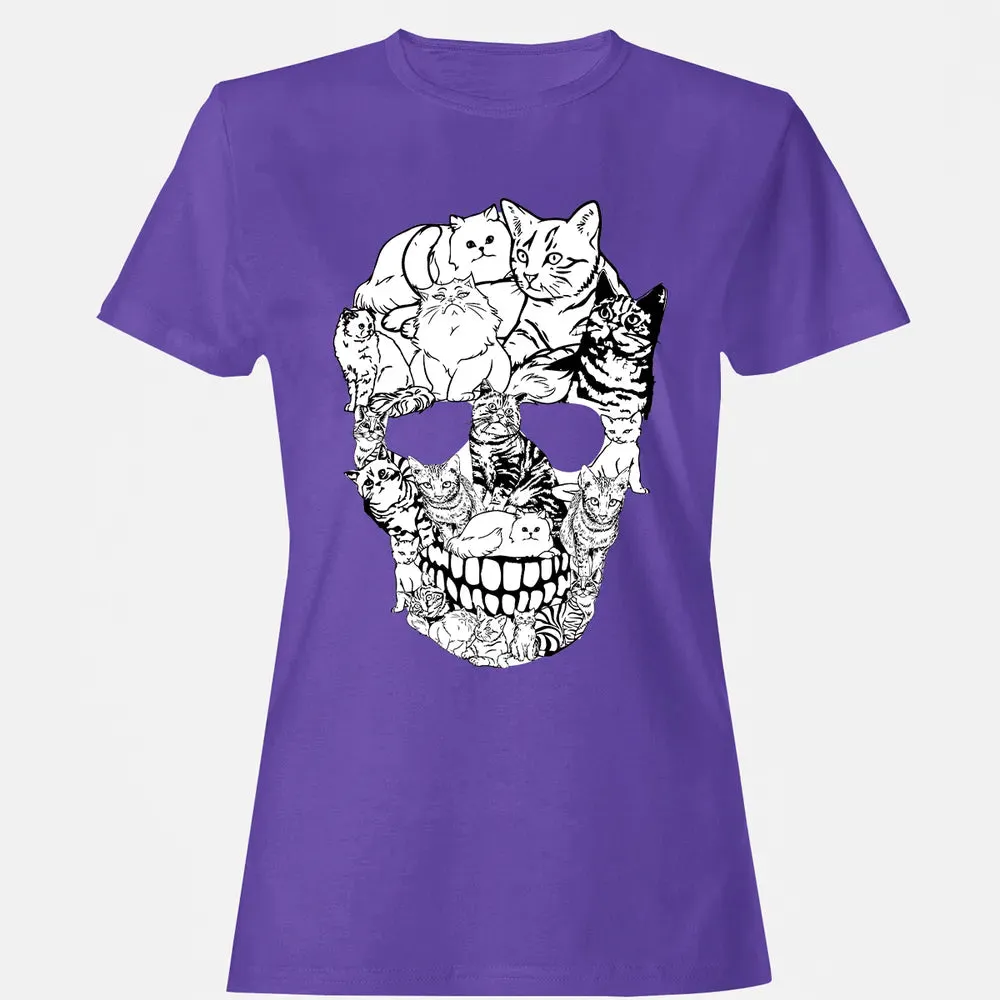 Cat Skull Women's T-shirt - 12