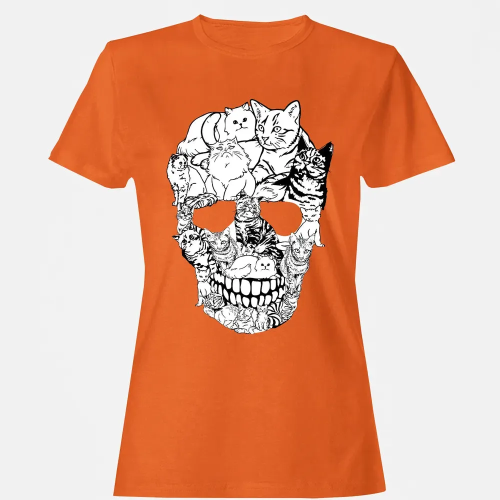 Cat Skull Women's T-shirt - 11