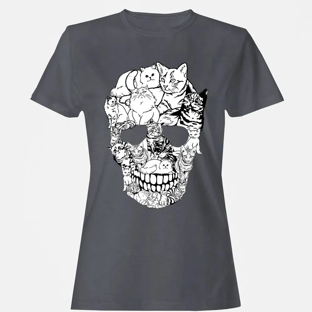 Cat Skull Women's T-shirt - 5