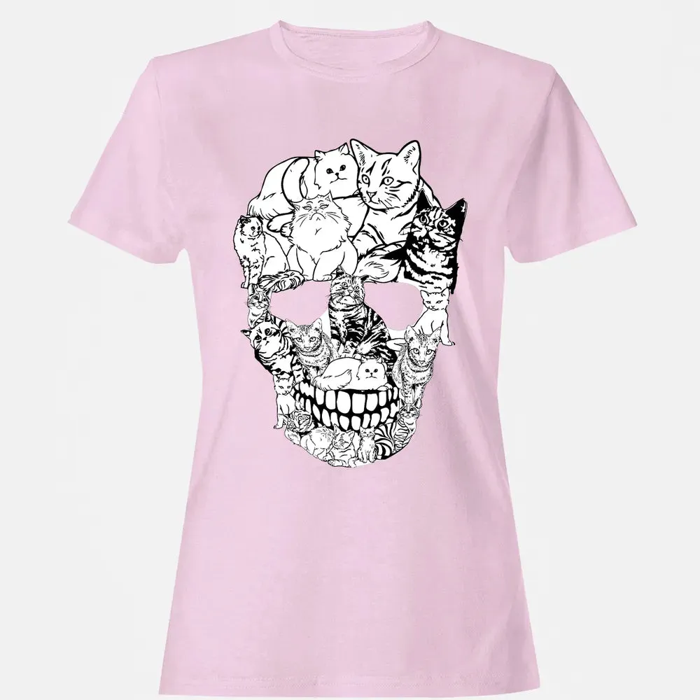 Cat Skull Women's T-shirt - 9