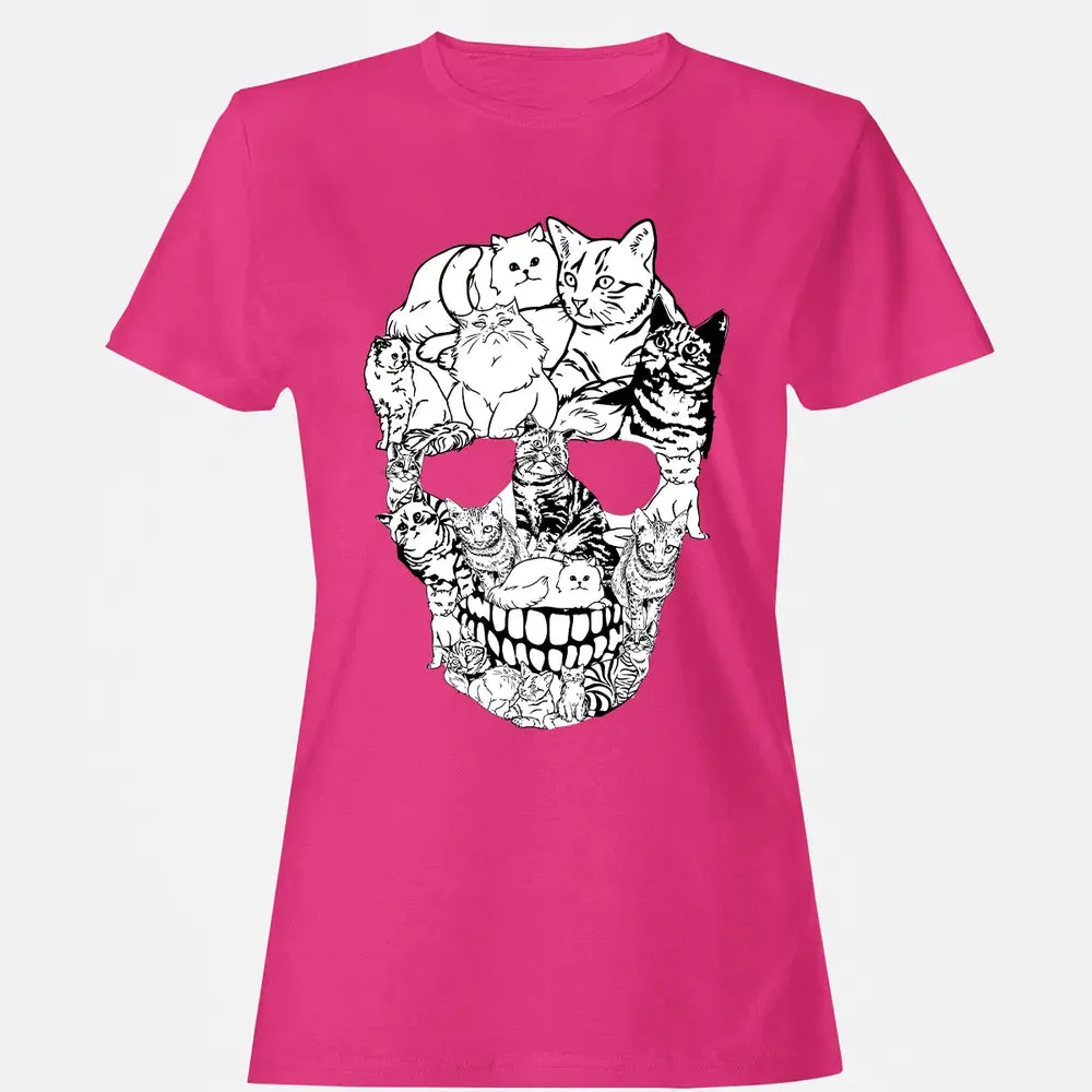 Cat Skull Women's T-shirt - 6
