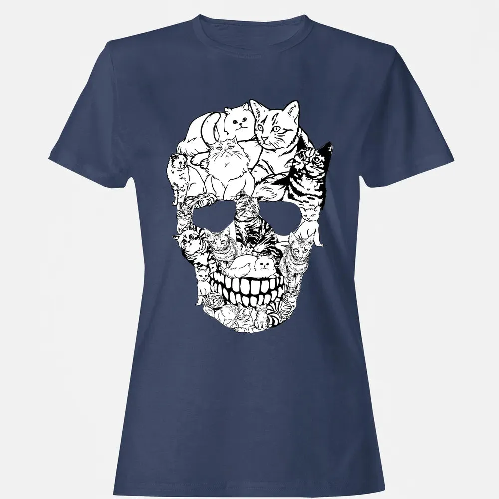 Cat Skull Women's T-shirt - 10