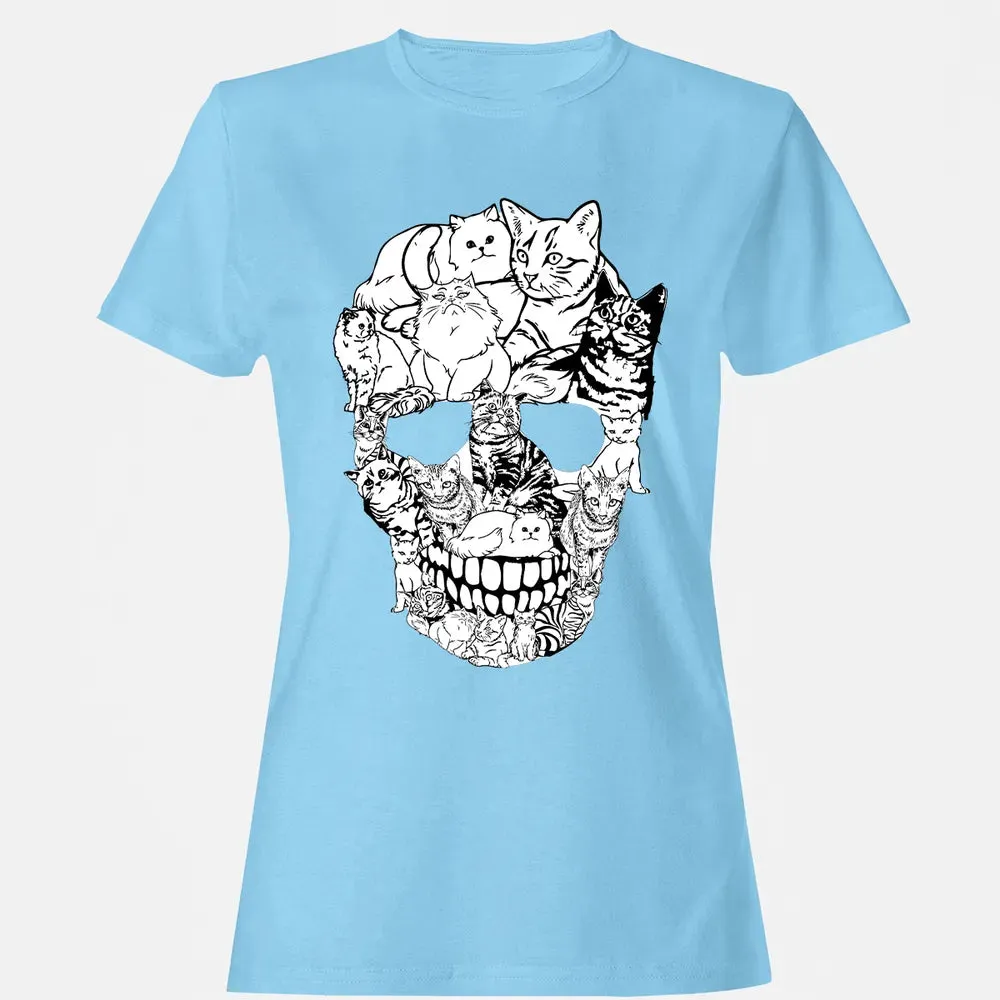 Cat Skull Women's T-shirt - 8