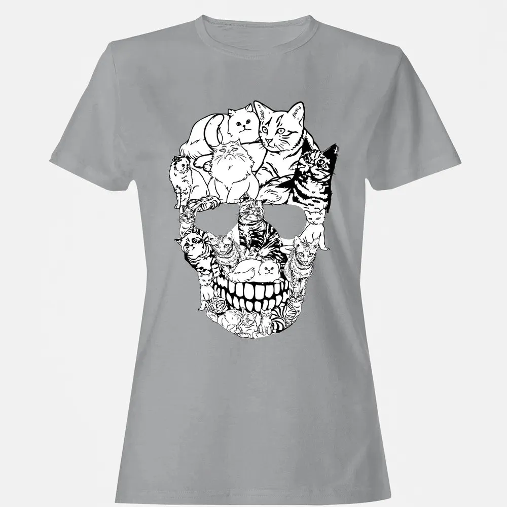 Cat Skull Women's T-shirt - 15