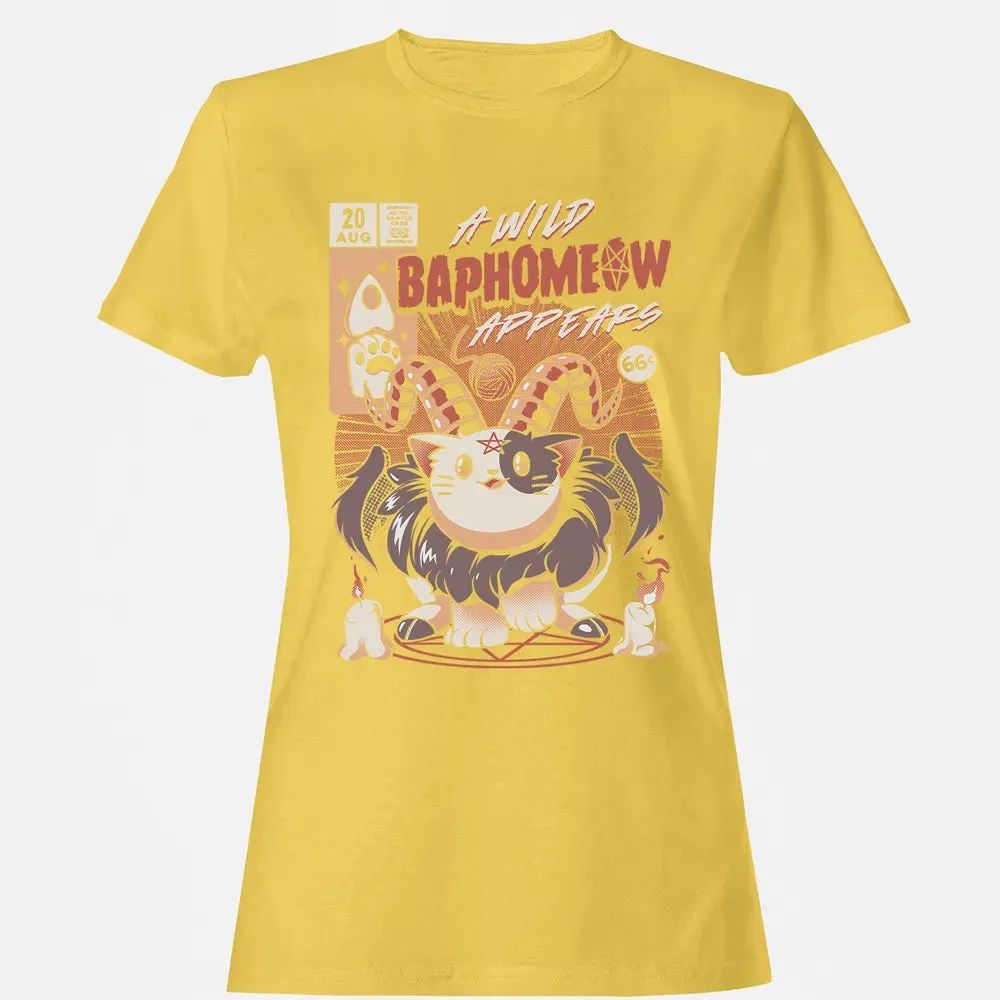 A Wild Baphomeow Appears Women's T-shirt - 4