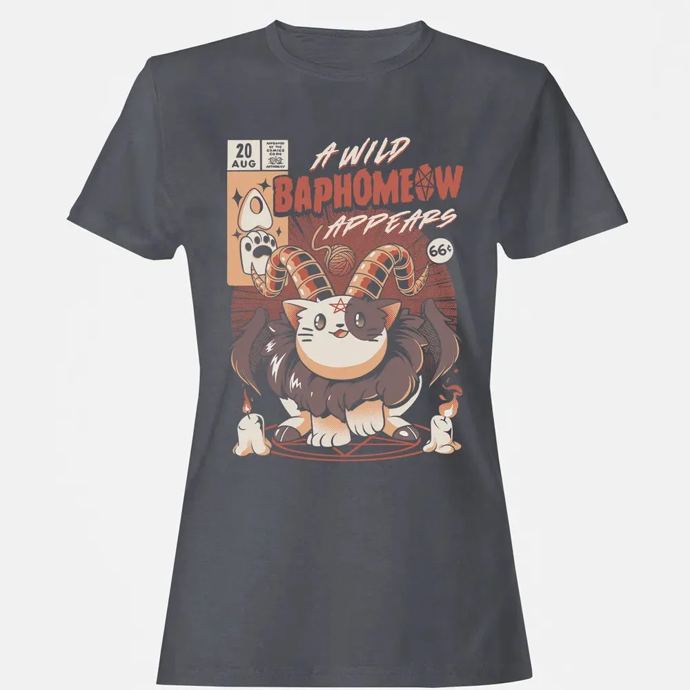 A Wild Baphomeow Appears Women's T-shirt - 5