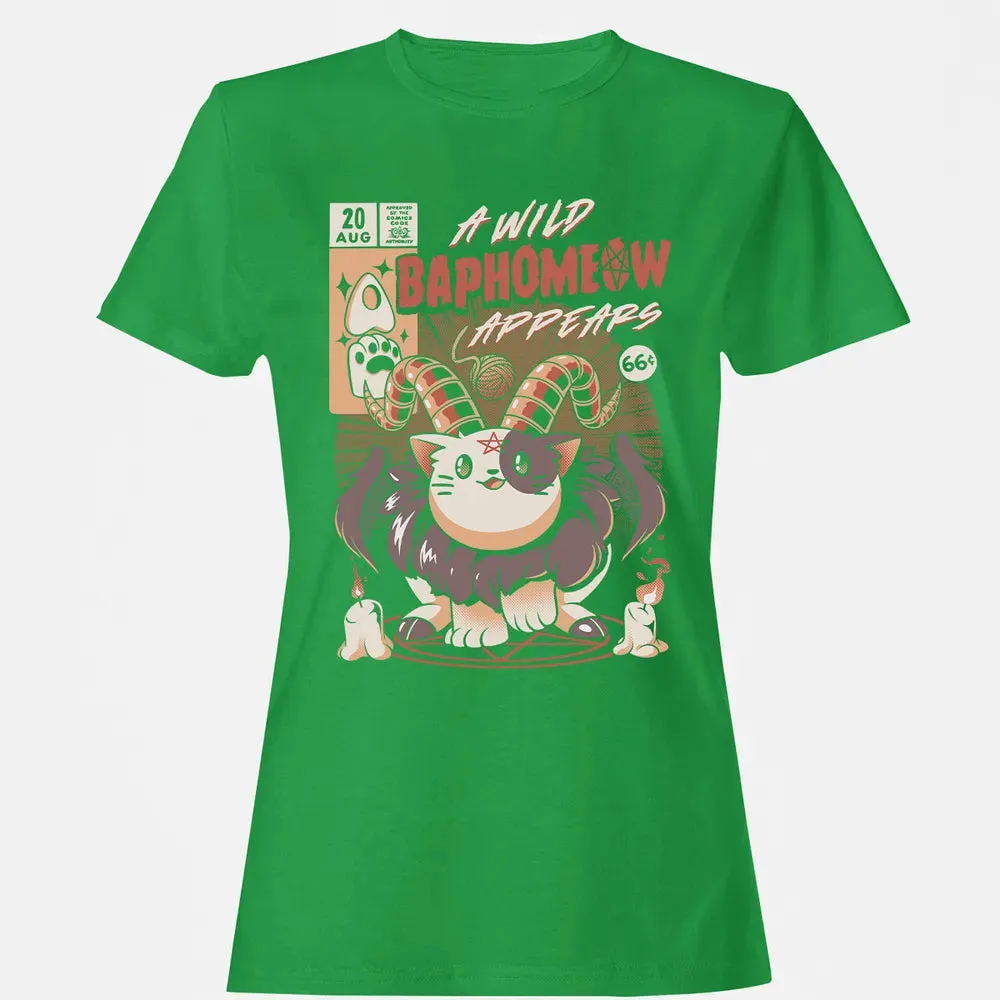 A Wild Baphomeow Appears Women's T-shirt - 7