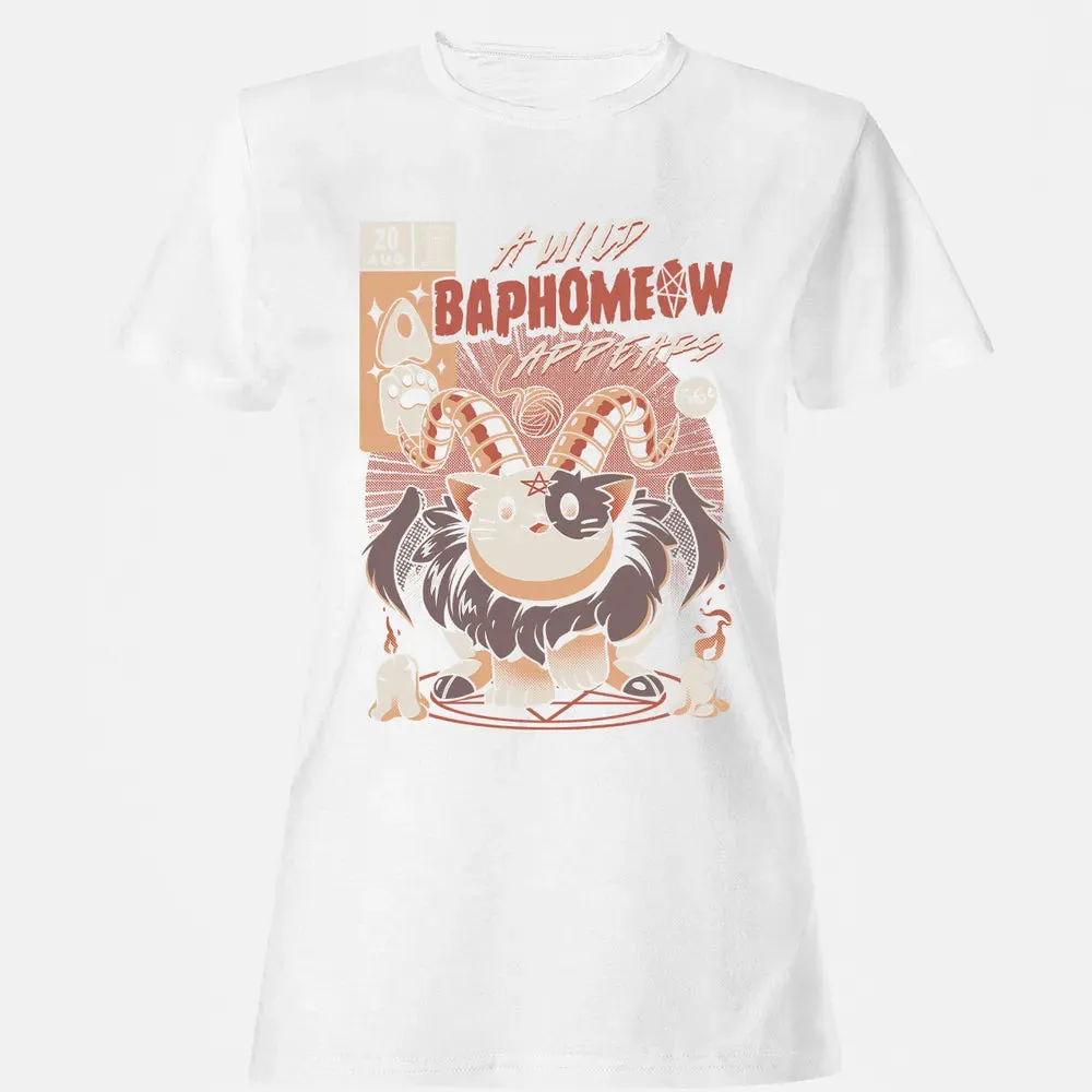 A Wild Baphomeow Appears Women's T-shirt - 16