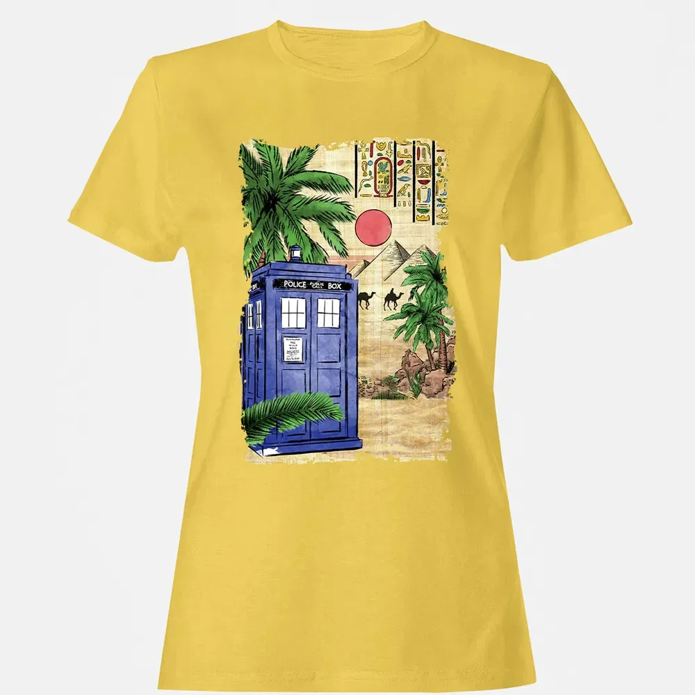 Tardis In Egypt Women's T-shirt - 4