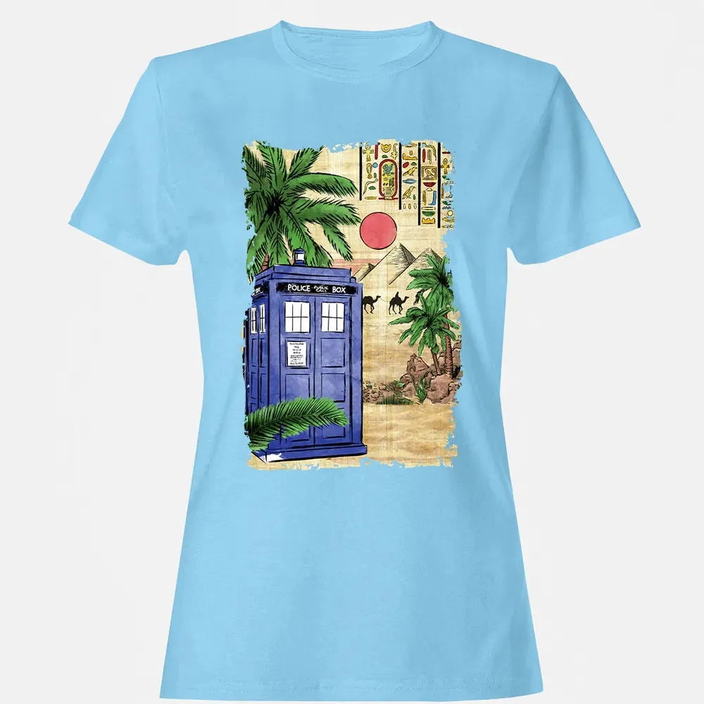 Tardis In Egypt Women's T-shirt - 8