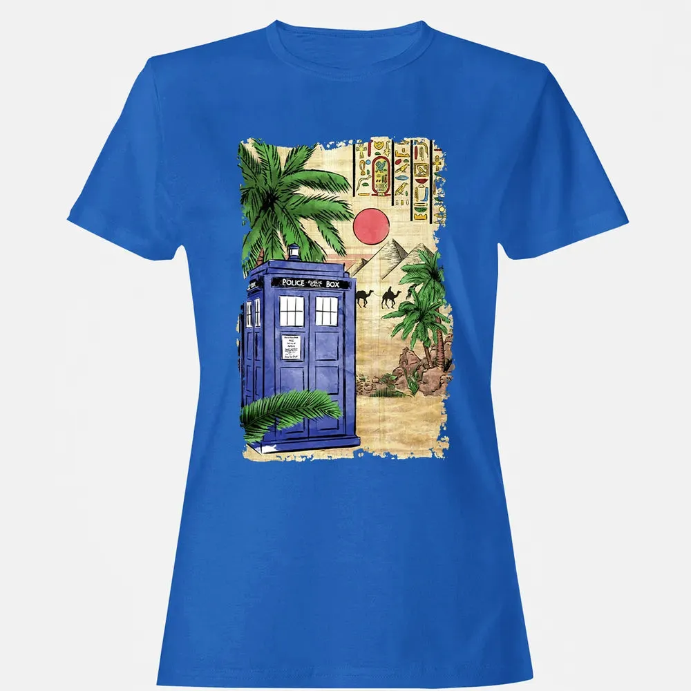 Tardis In Egypt Women's T-shirt - 14