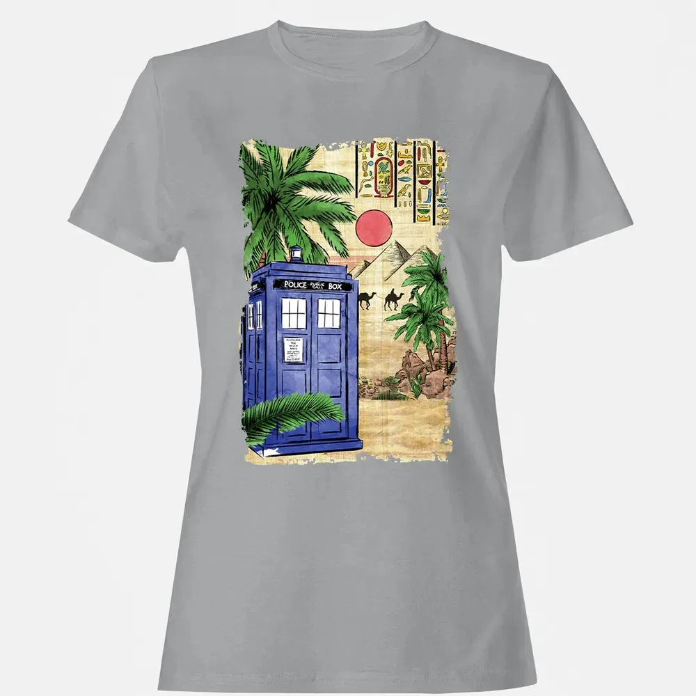 Tardis In Egypt Women's T-shirt - 15