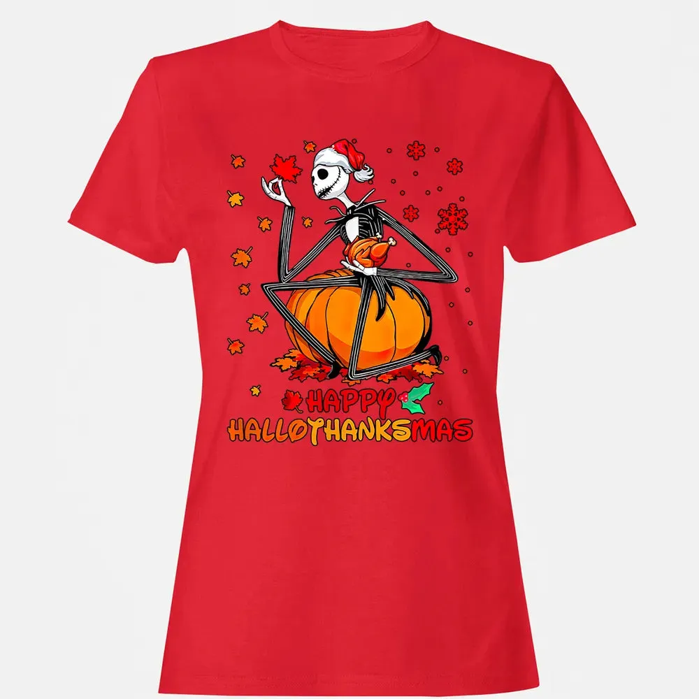 Happy HalloThanksMas Women's T-shirt - 13
