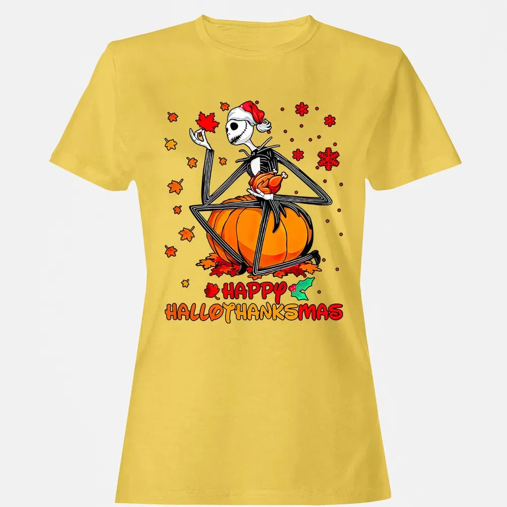 Happy HalloThanksMas Women's T-shirt - 4
