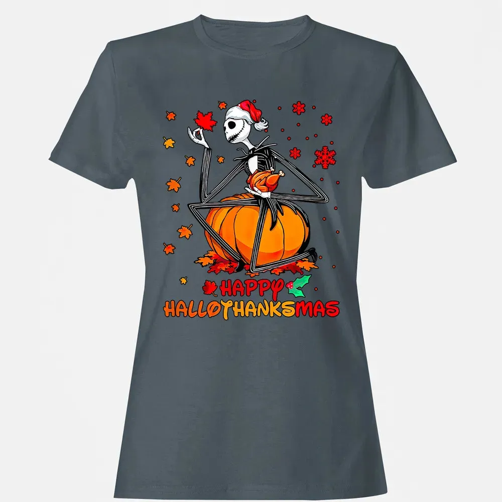 Happy HalloThanksMas Women's T-shirt - 3