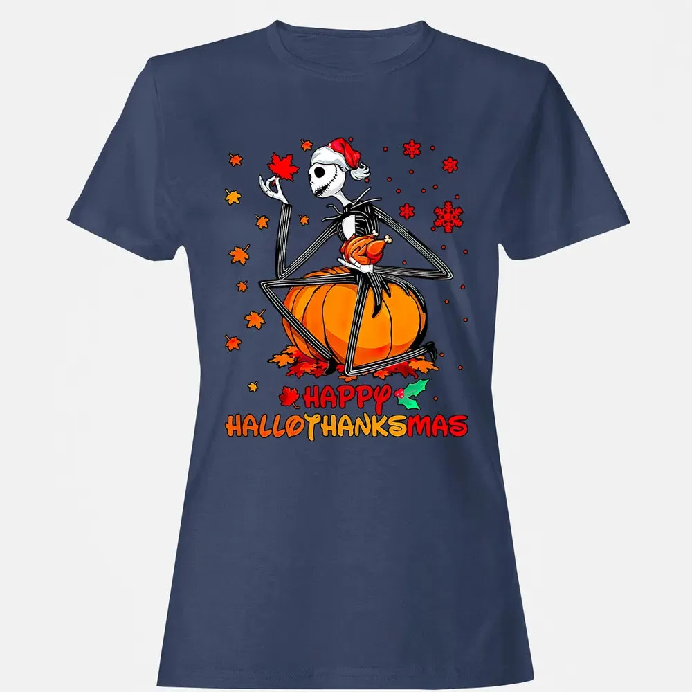 Happy HalloThanksMas Women's T-shirt - 10