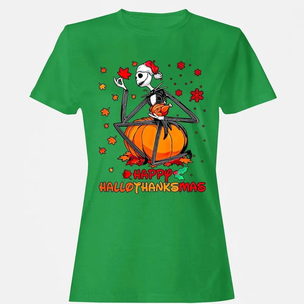 Happy HalloThanksMas Women's T-shirt - 7