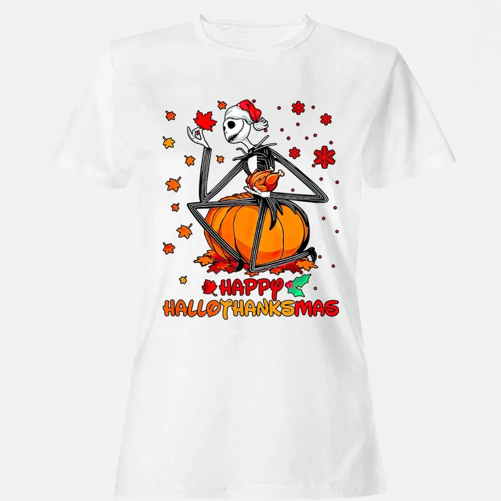 Happy HalloThanksMas Women's T-shirt - 16