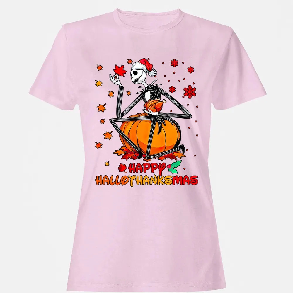 Happy HalloThanksMas Women's T-shirt - 9