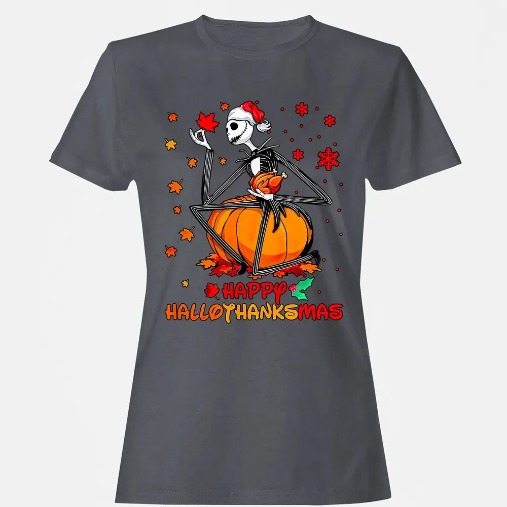 Happy HalloThanksMas Women's T-shirt - 5