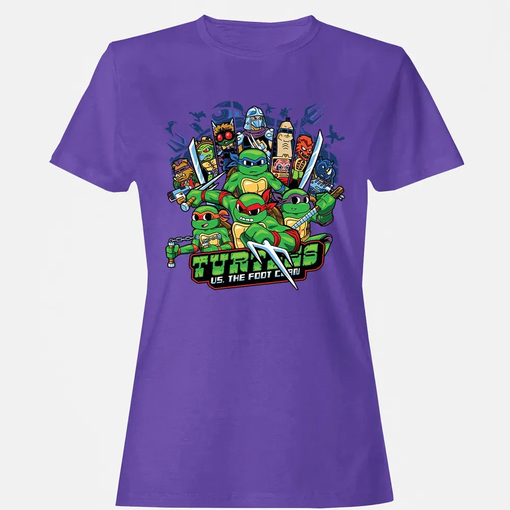 Turtles vs Foot Clan Women's T-shirt - 12