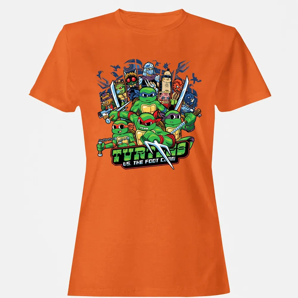 Turtles vs Foot Clan Women's T-shirt - 11
