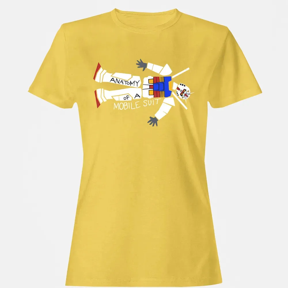 Mobile Suit Anatomy Women's T-shirt - 4