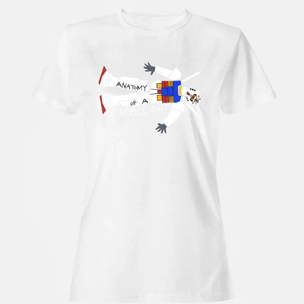 Mobile Suit Anatomy Women's T-shirt - 16